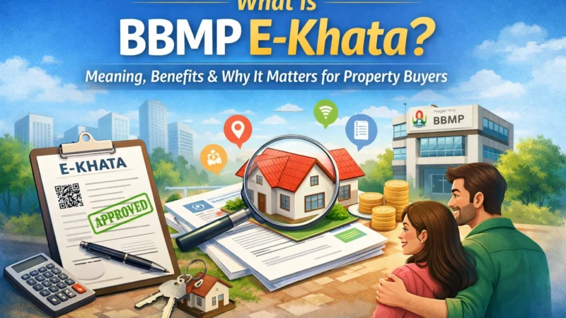 What Is BBMP E-Khata – Meaning, Benefits & Why It Matters for Property Buyers