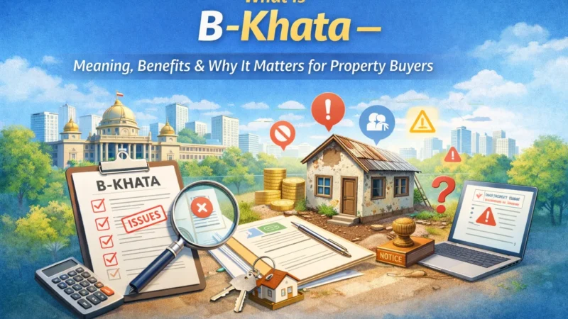 What Is B-Khata – Meaning, Benefits & Why It Matters for Property Buyers in Bangalore