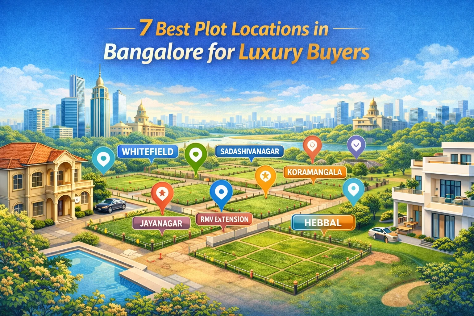 7 Best Places to Buy Plots in Bangalore for Luxury Buyers