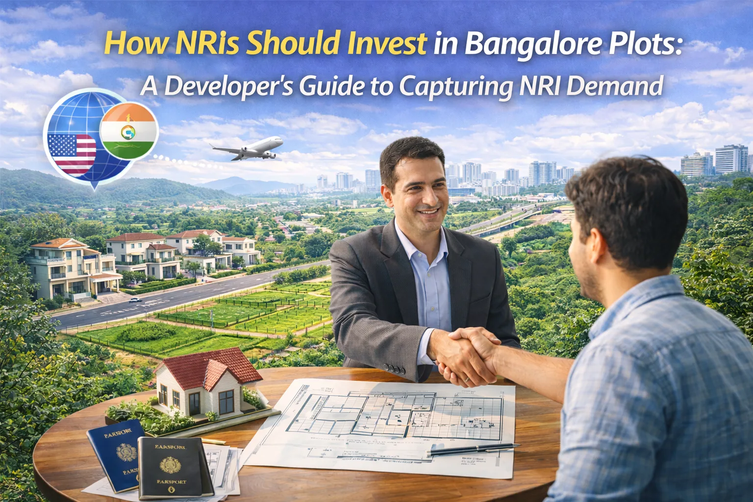 How NRIs Should Invest in Bangalore Plots: A Developer’s Guide to Capturing NRI Demand