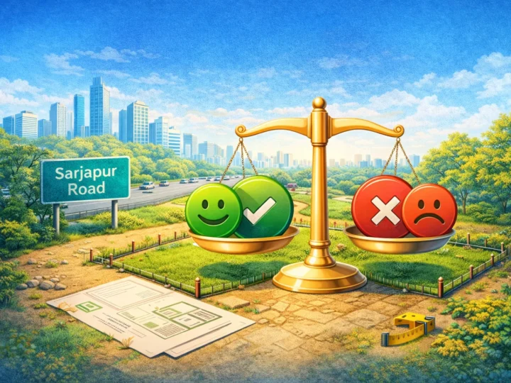 Pros & Cons of Buying Plots on Sarjapur Road