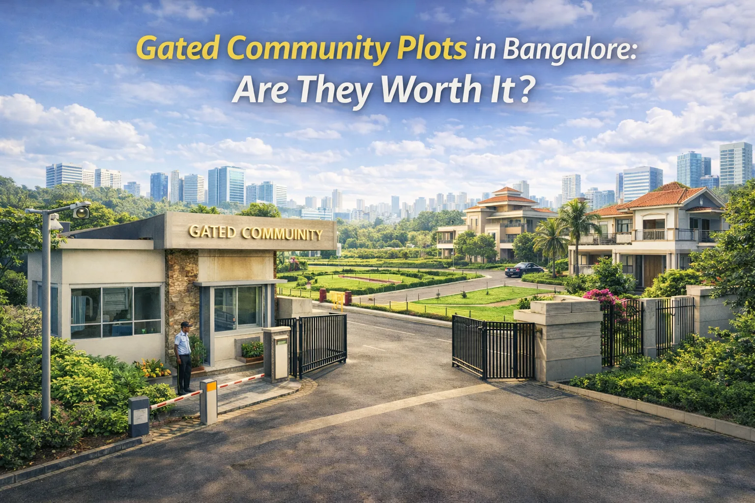 Gated Community Plots in Bangalore: Are They Worth It?