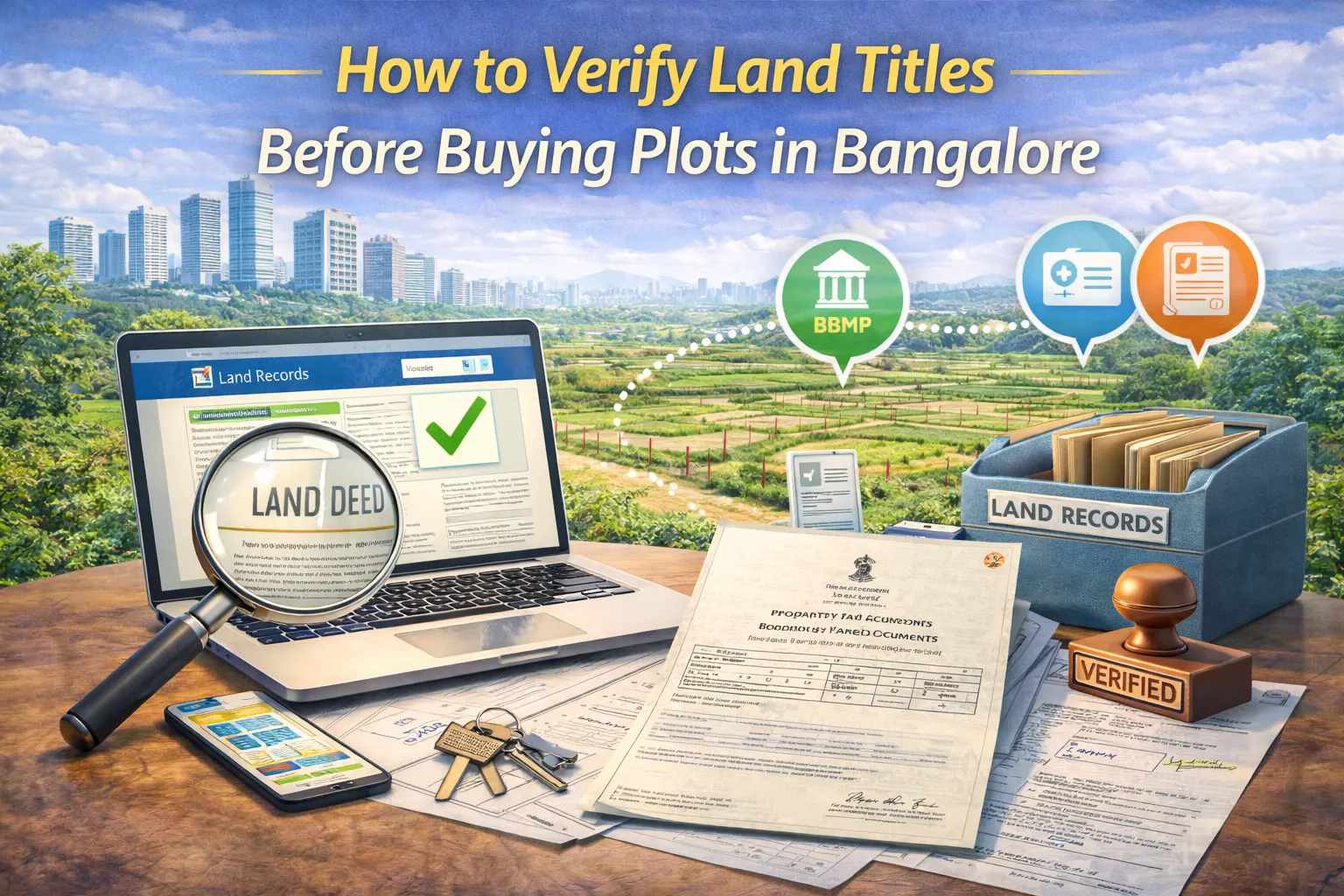 How to Verify Land Titles Before Buying Plots in Bangalore