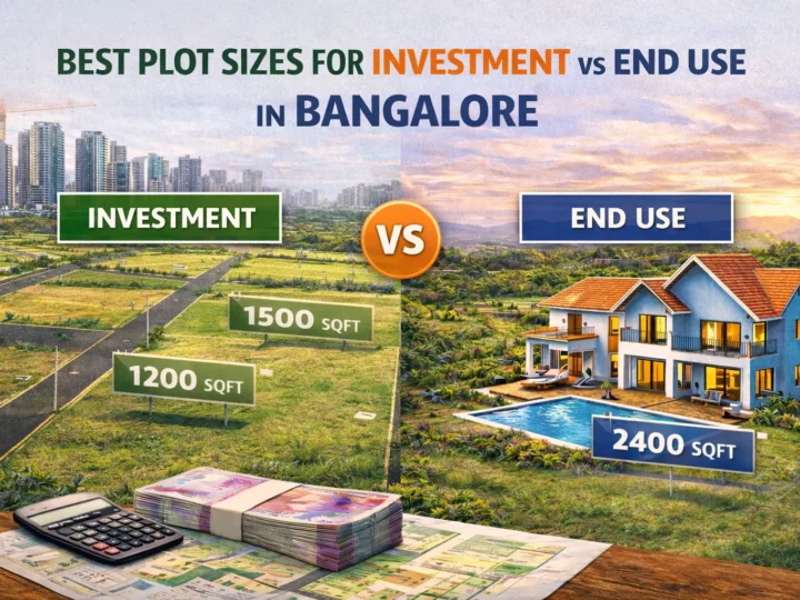 Best Plot Sizes for Investment vs End Use in Bangalore