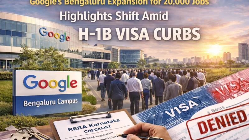 Google’s Bengaluru Expansion for 20,000 Jobs Highlights Shift Amid H-1B Visa Curbs