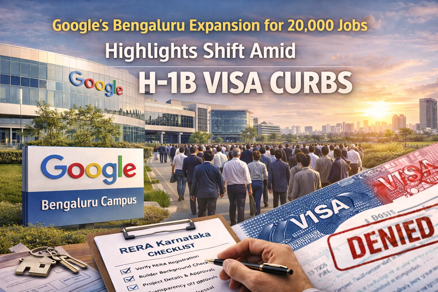 Google’s Bengaluru Expansion for 20,000 Jobs Highlights Shift Amid H-1B Visa Curbs