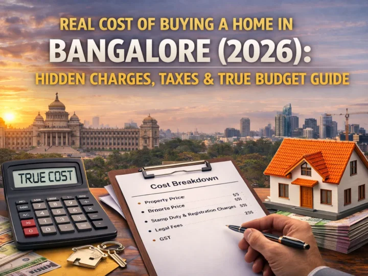 Real Cost of Buying a Home in Bangalore (2026): Hidden Charges, Taxes & True Budget Guide