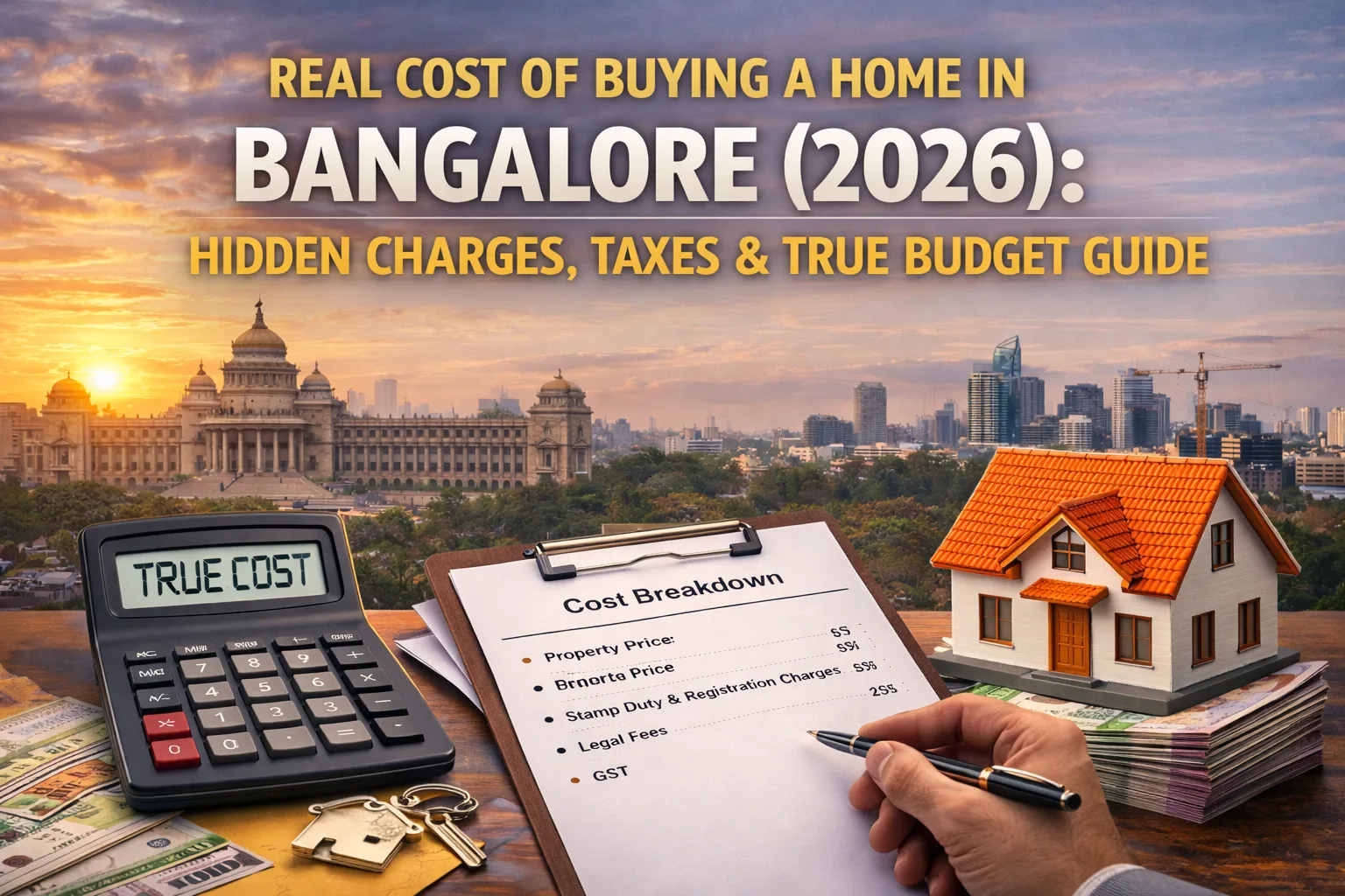 Real Cost of Buying a Home in Bangalore (2026): Hidden Charges, Taxes & True Budget Guide