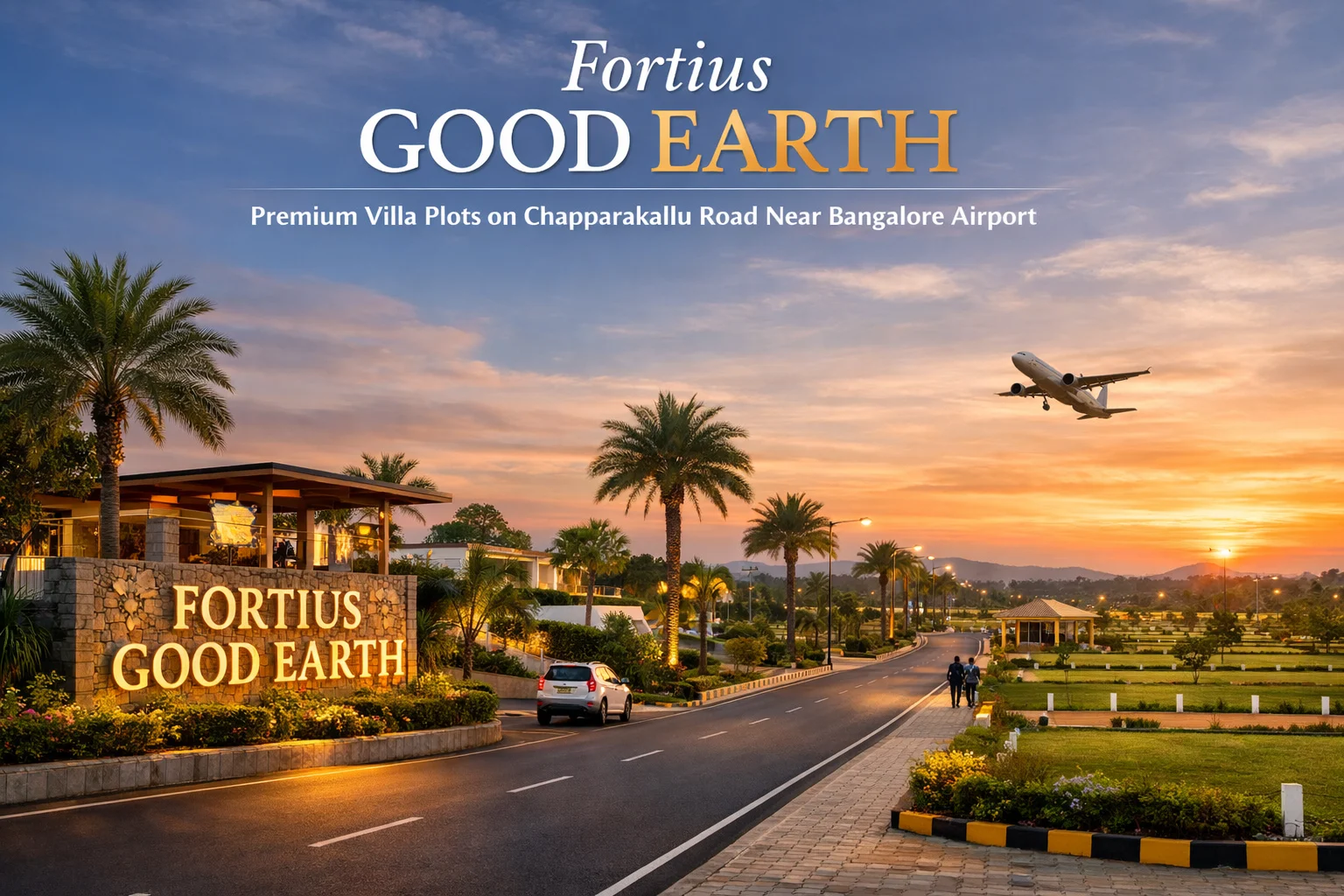 Fortius Good Earth: Premium Villa Plots on Chapparakallu Road Near Bangalore Airport