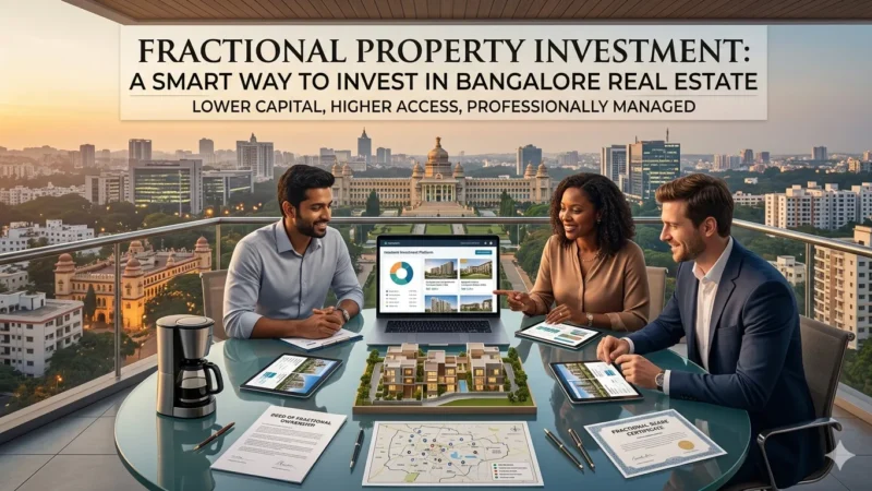 Fractional Property Investment: A Smart Way to Invest in Bangalore Real Estate
