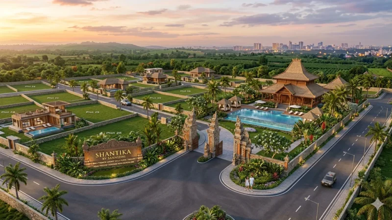 Shantika by Sannidhi: Bali-Themed Luxury Villa Plots in Malur Near Bangalore
