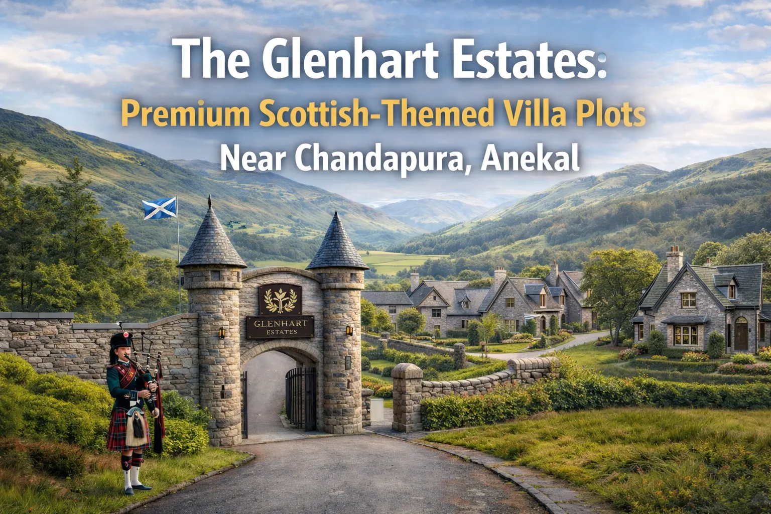 The Glenhart Estates: Premium Scottish-Themed Villa Plots Near Chandapura, Anekal