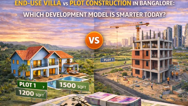 End-Use Villa vs Plot Construction in Bangalore: Which Development Model Is Smarter Today?