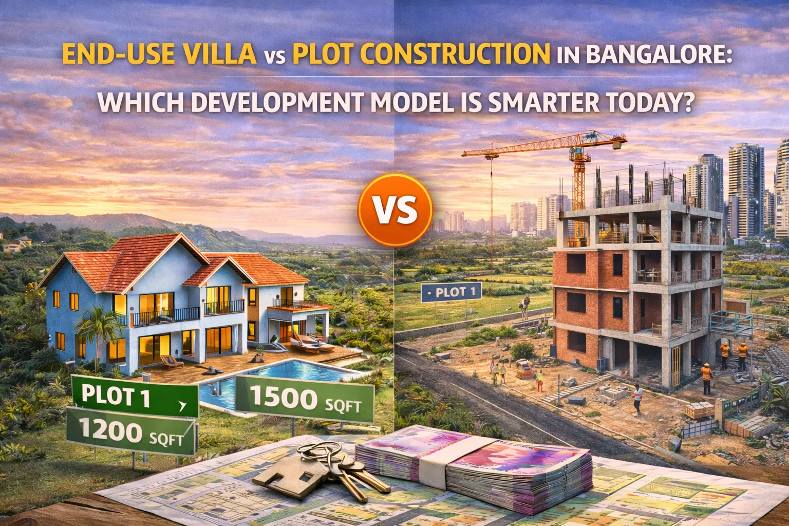 End-Use Villa vs Plot Construction in Bangalore: Which Development Model Is Smarter Today?