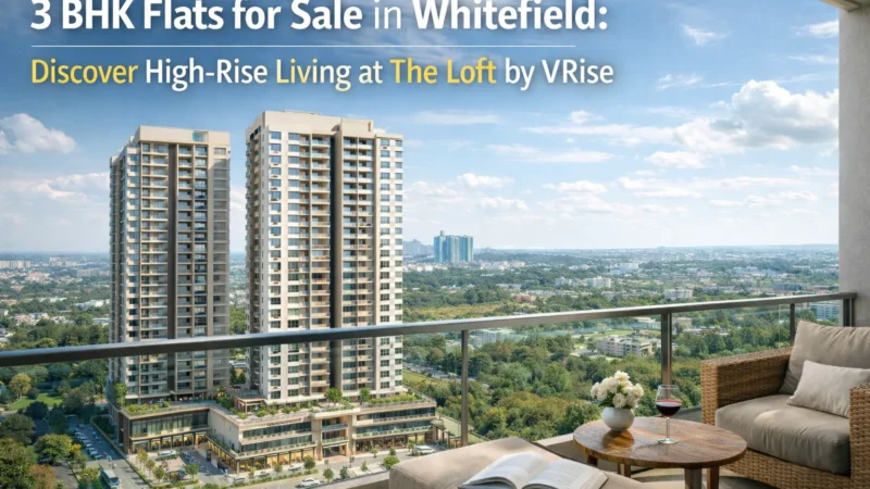 3 BHK Flats for Sale in Whitefield: Discover High-Rise Living at The Loft by VRise
