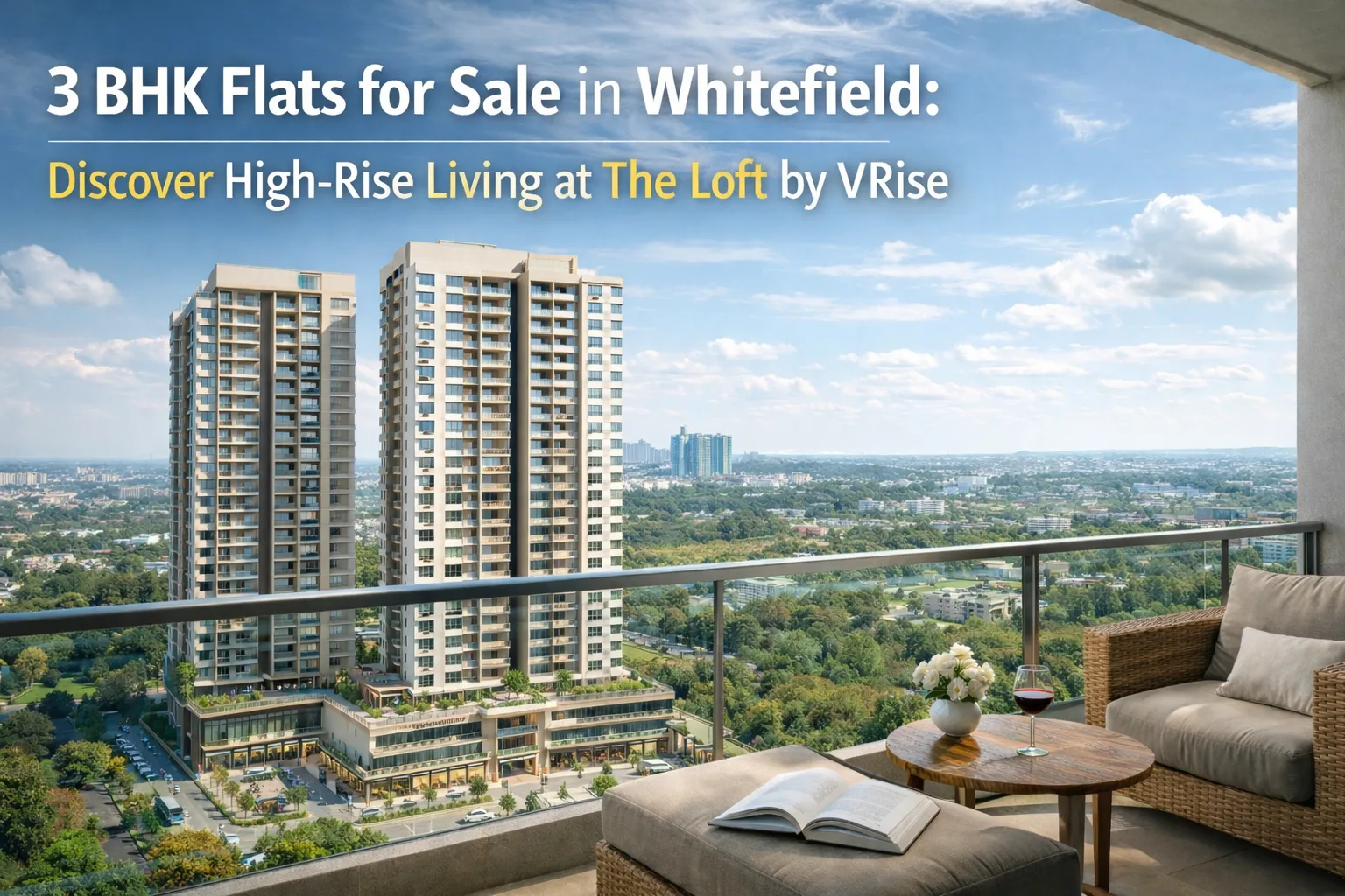 3 BHK Flats for Sale in Whitefield: Discover High-Rise Living at The Loft by VRise