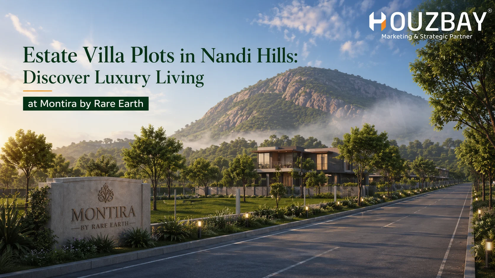 Estate Villa Plots in Nandi Hills: Discover Luxury Living at Montira by Rare Earth